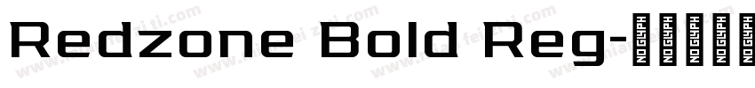 Redzone Bold Reg字体转换